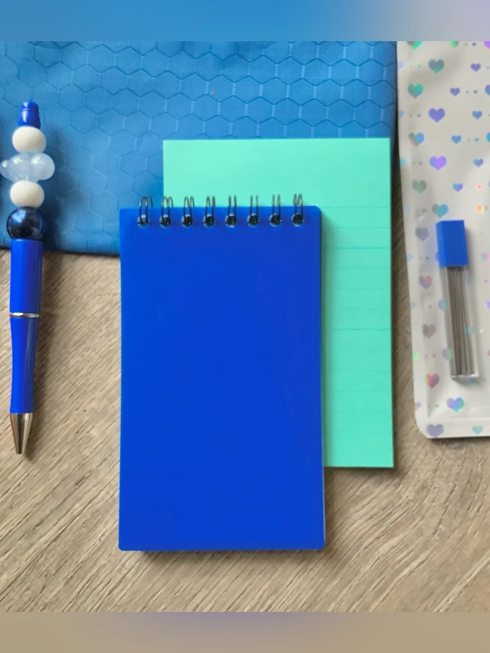 NEW📚 Homemade Crafted Beaded Pen & Pencil Stationery Set OS